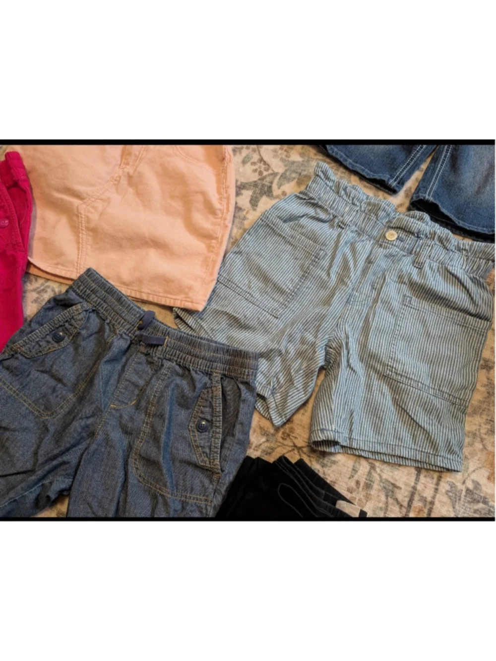 Girls Clothes Bundle Lot Sz 8 Back To School Denim Shorts Pink Skirt 11 Pc